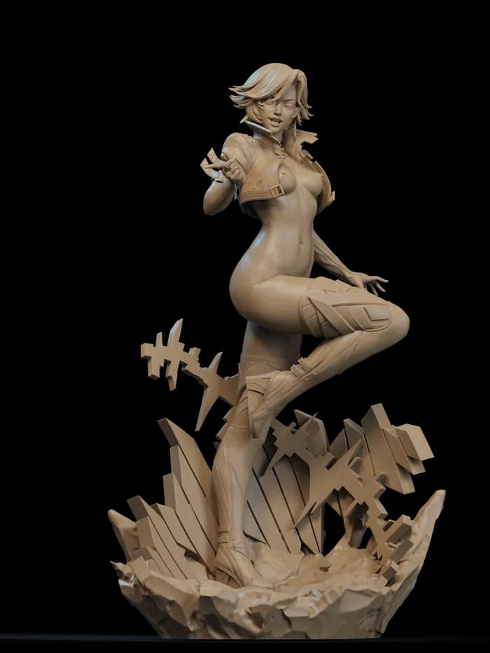 STL - Luna Snow render 3
