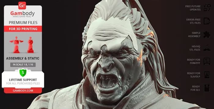 STL - lurtz sla x render 3