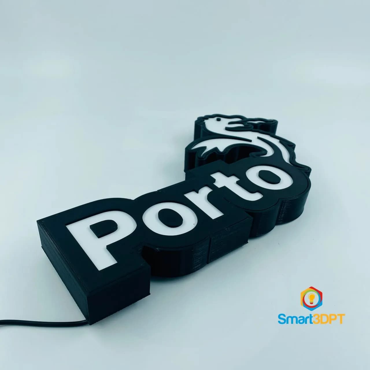 STL - Luz led F.C. Porto render 3
