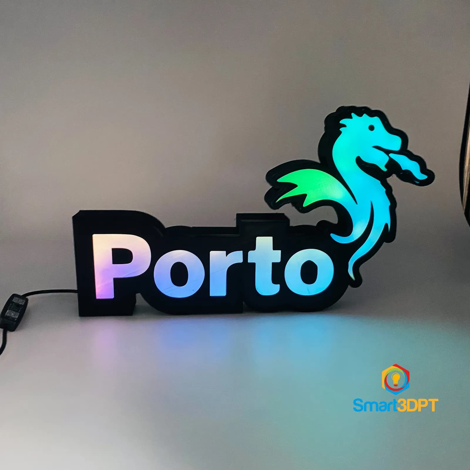 STL - Luz led F.C. Porto render 5