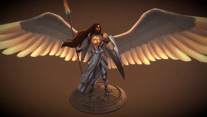 STL - lyra dawnbringer mtg fanart stl