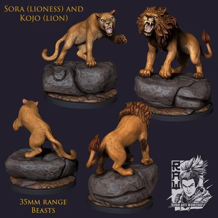 STL - m17 lions felinefury lions render 2