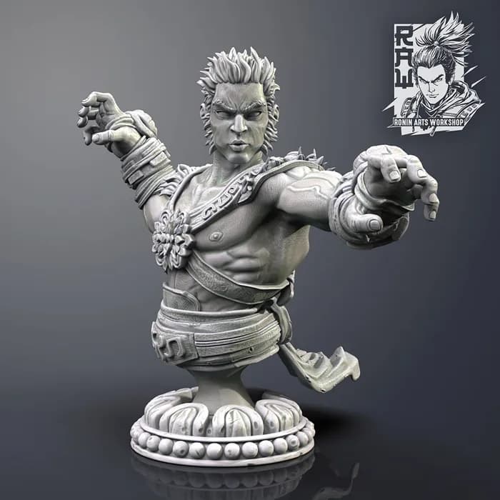 STL - m18 bust karoku render 2