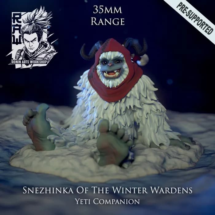 STL - m22 yeti snezhinka