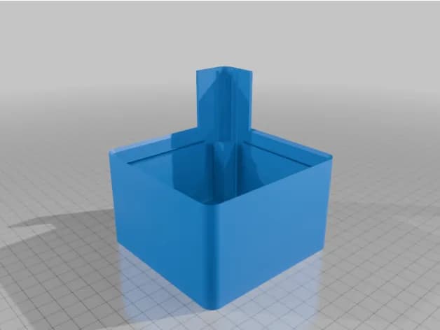 STL - Maceta autosostenible con mecha render 4