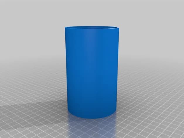 STL - Maceta Barril para Plantas render 5