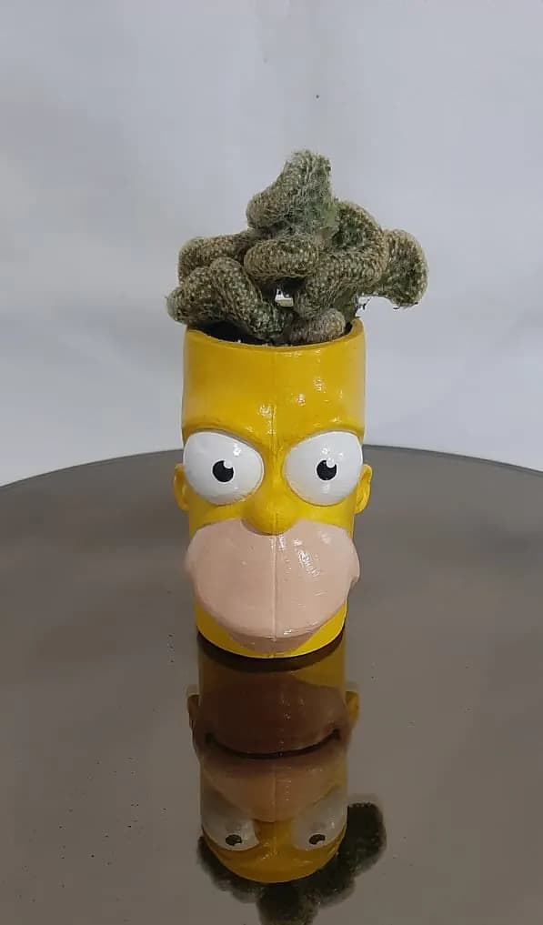 STL - Maceta Bob Esponja render 4