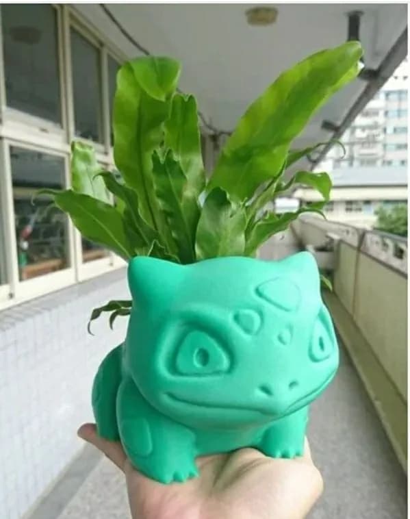 STL - Maceta Bulbasaur render 2