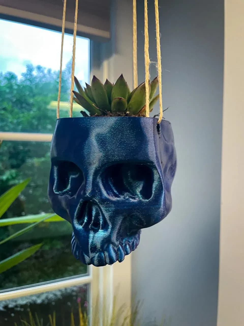 STL - Maceta Calavera render 2