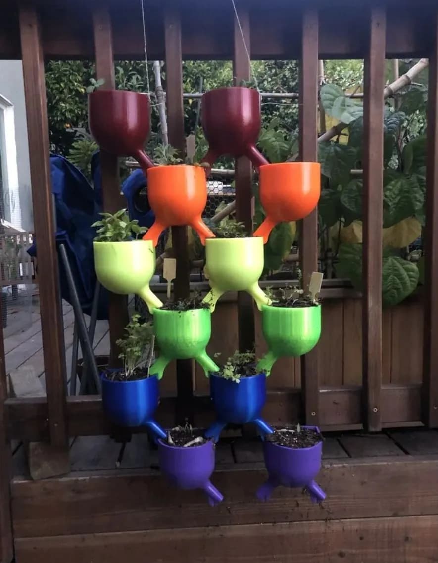 STL - Maceta colgante modular