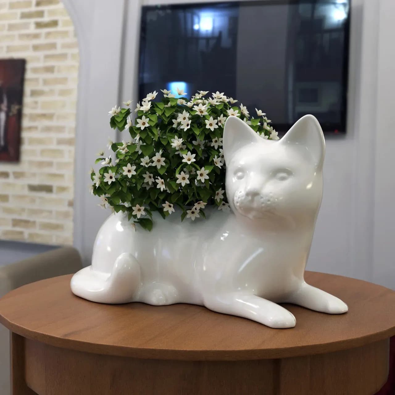 STL - Maceta con forma de gato