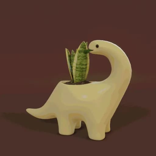 STL - Maceta Dinosaurio Brontosaurio