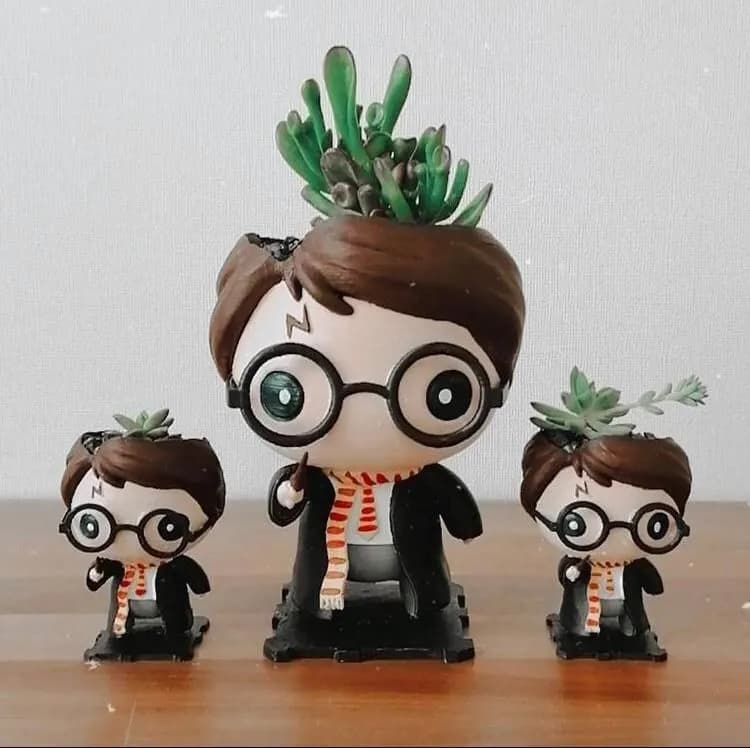 STL - Maceta estilo Harry Potter
