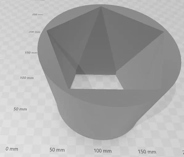 STL - Maceta geométrica
