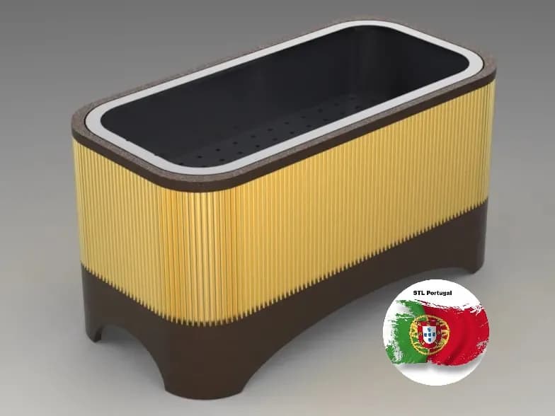 STL - Maceta para hierba de gato