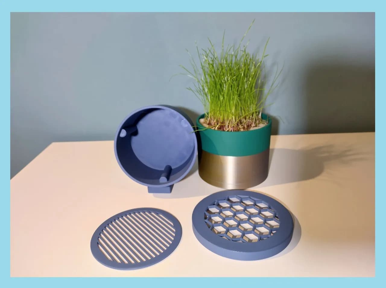 STL - Maceta para hierba para gatos