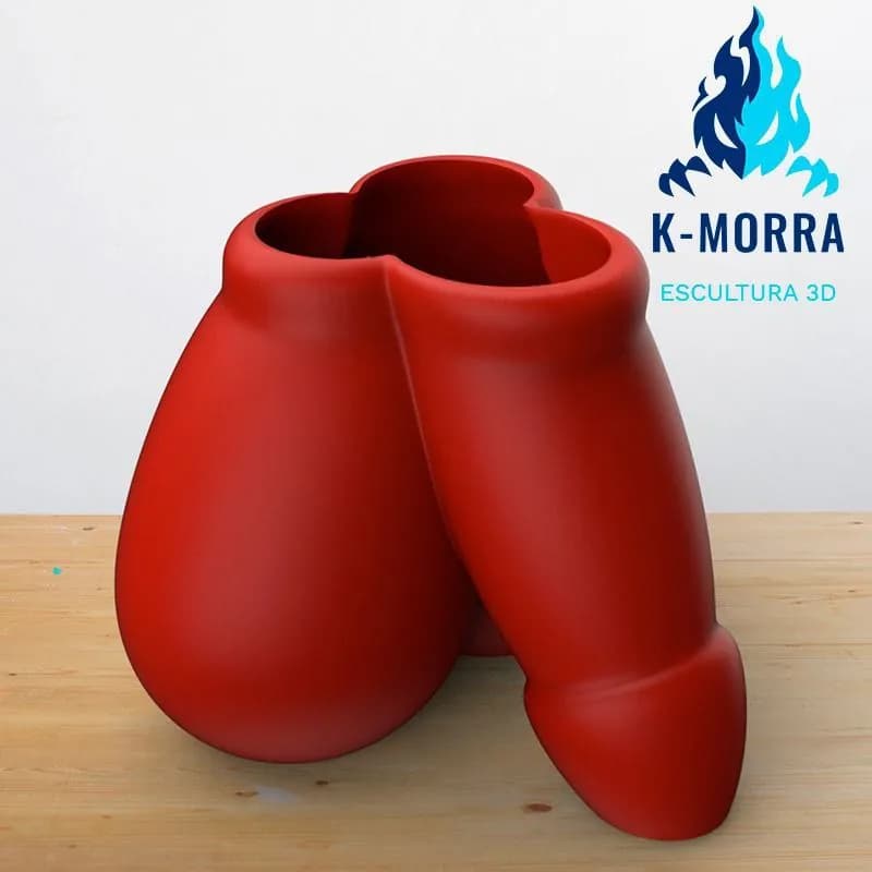 STL - MACETA PENE render 2
