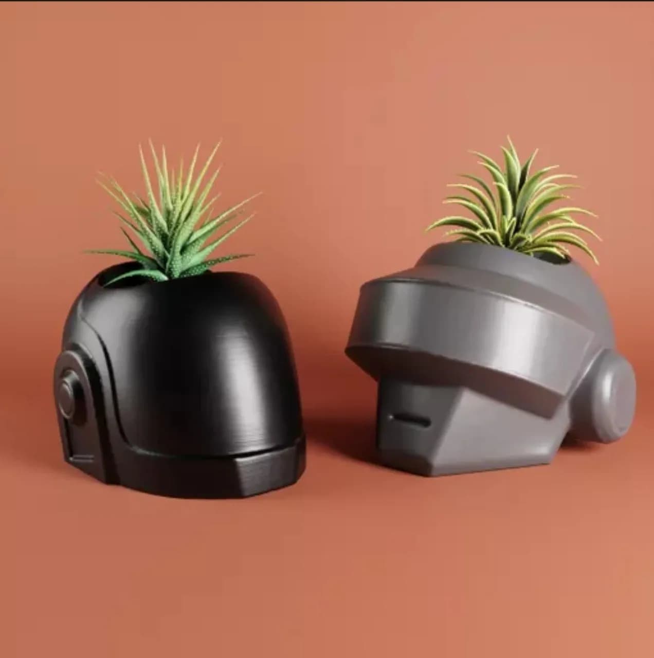 STL - Macetas casco Daft Punk