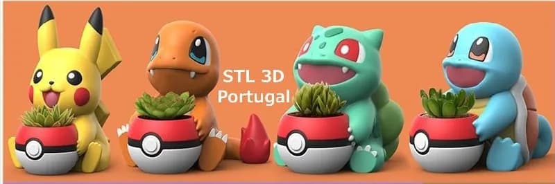 STL - Macetas de Pokemons