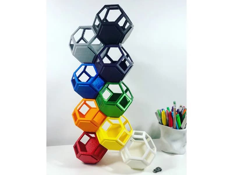 STL - Macetas Geométricas Modulares