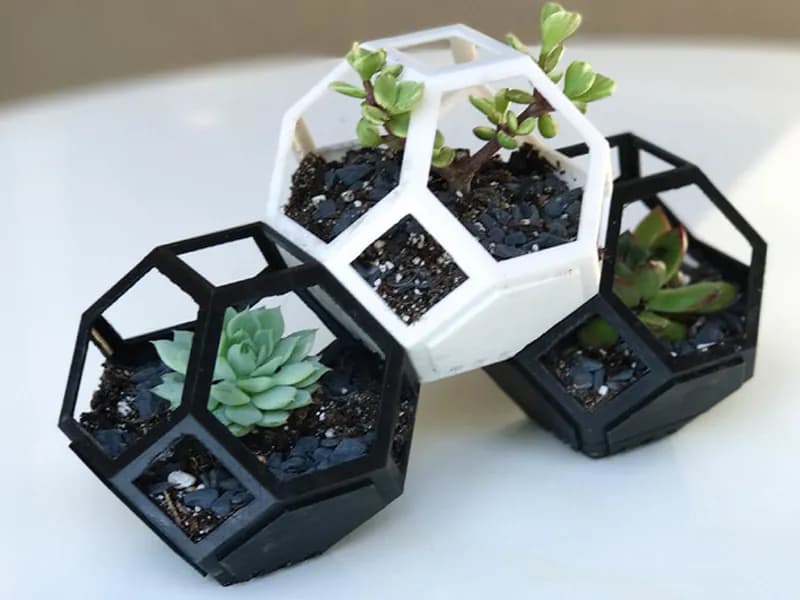 STL - Macetas Geométricas Modulares