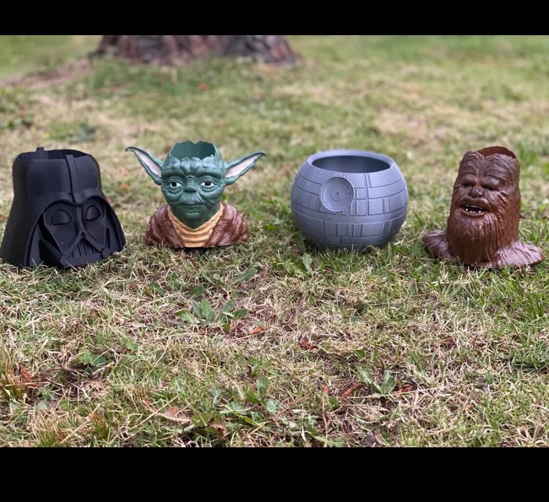 STL - Macetas Star Wars coleccionables
