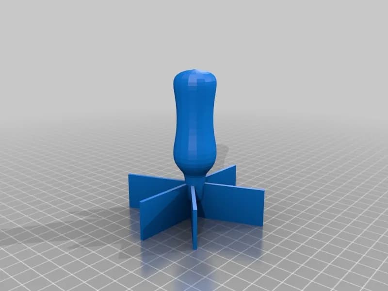 STL - Machacador de comida para gatos render 2