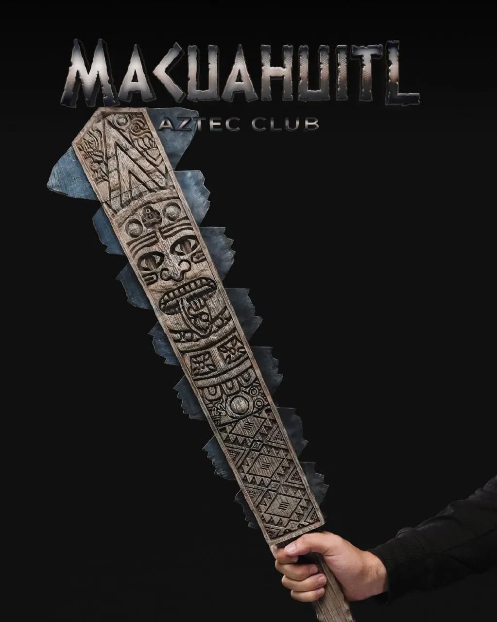 STL - Macuahuitl estilo azteca