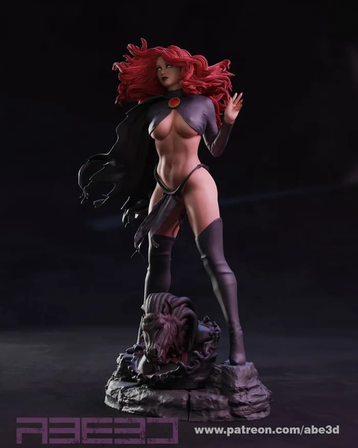 STL - Madelyne Pryor figura de acción render 4