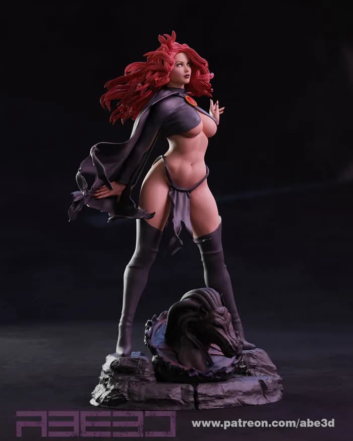 STL - Madelyne Pryor figura de acción render 5