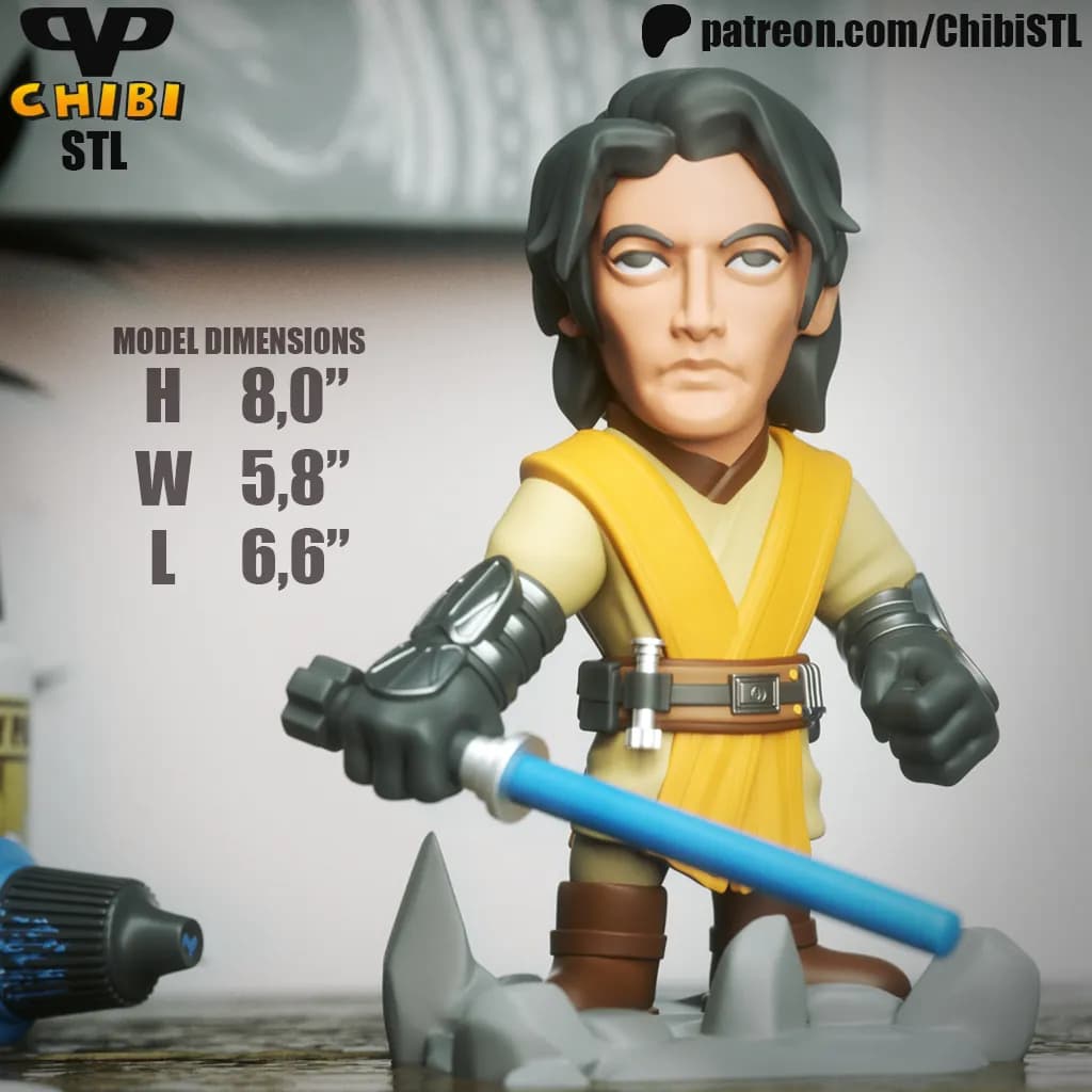 STL - Maestro Jedi Sol Chibi