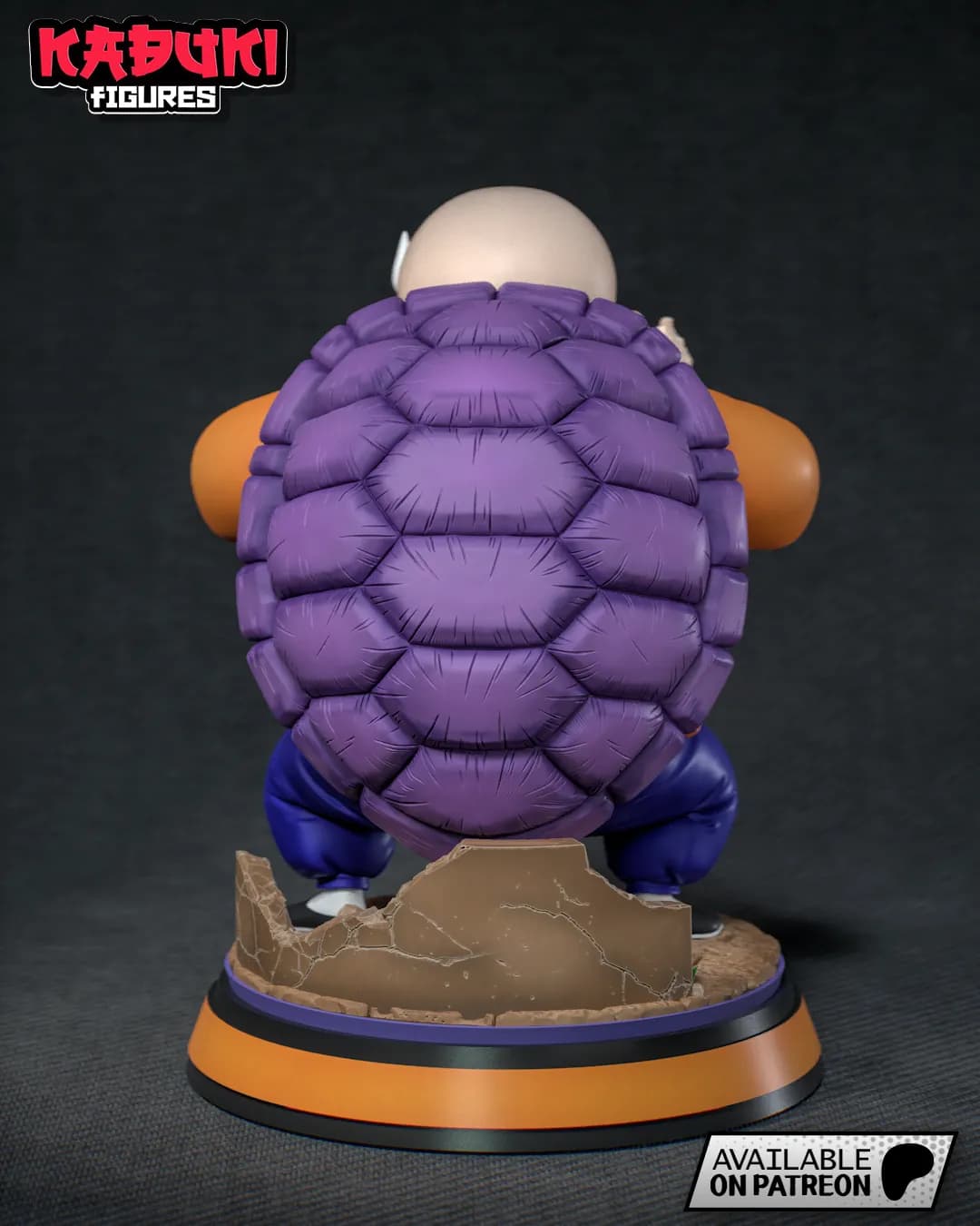 STL - Maestro Roshi Figura render 4