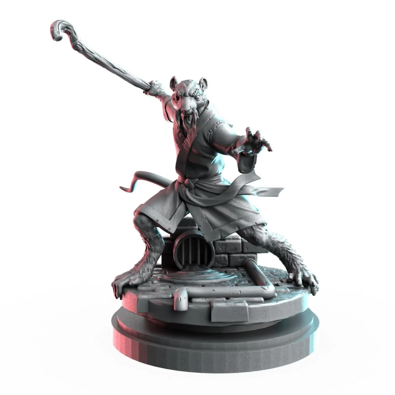 STL - Maestro Splinter figura ninja