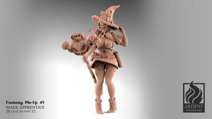 STL - mageapprentice54mm stl