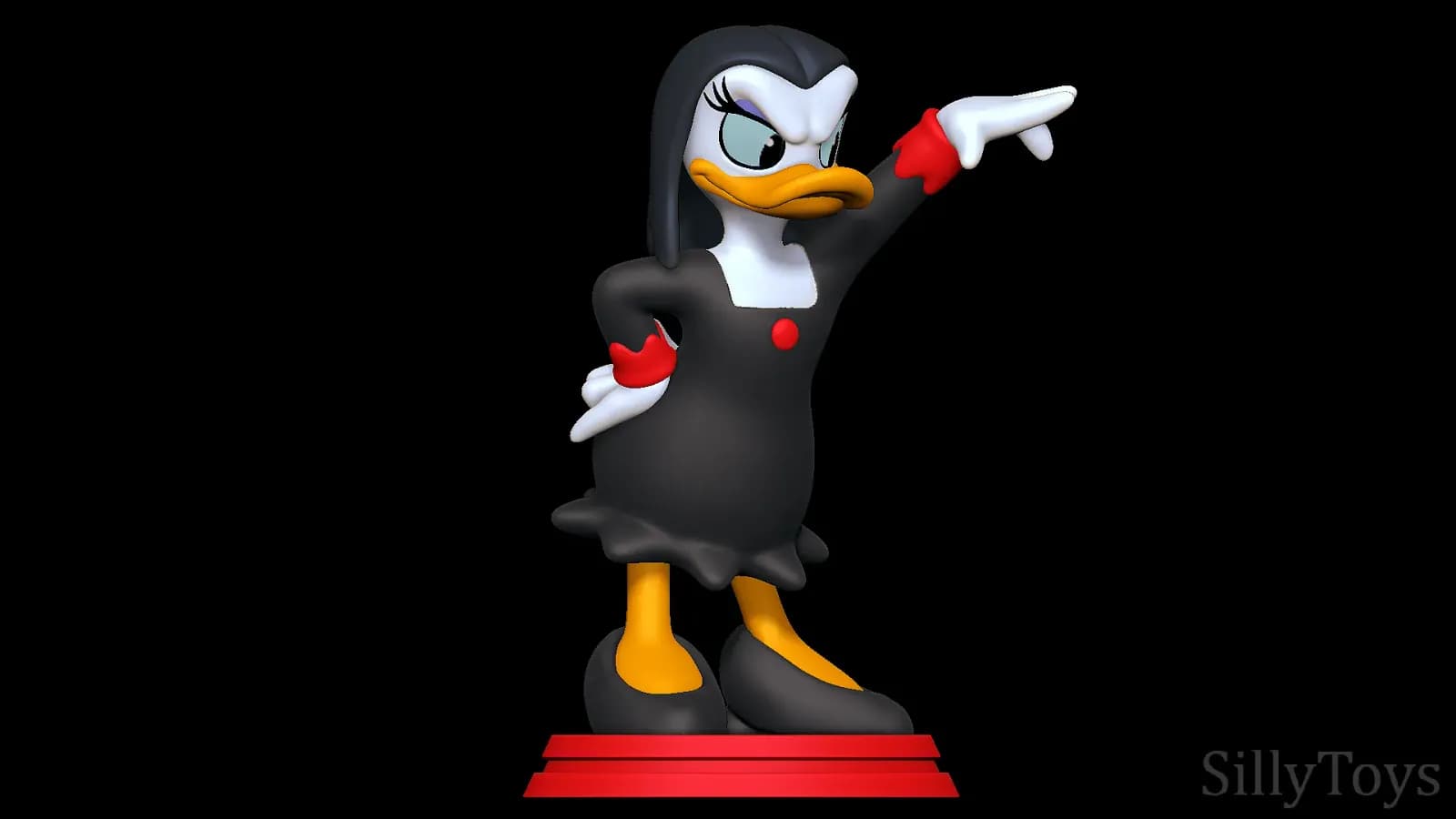 STL - Magica De Spell Darkwing Duck render 2