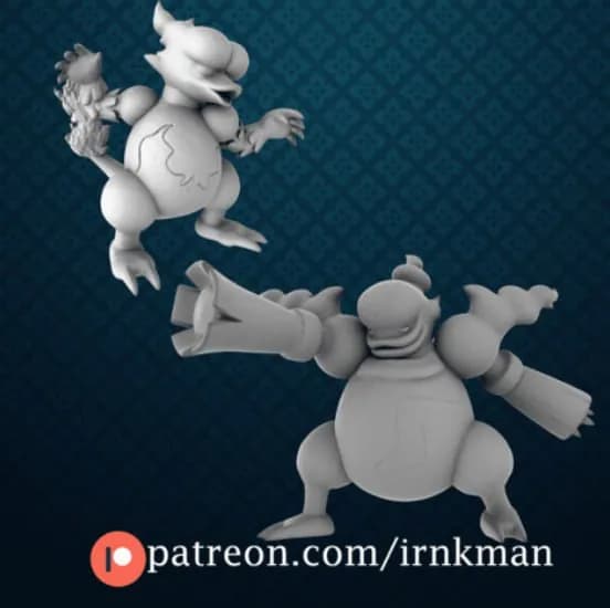STL - magmar magmortar pokemon