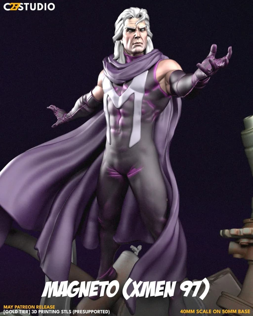 STL - Magneto Krakatoa render 2