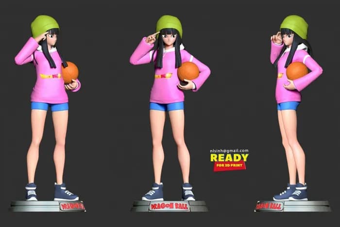 STL - mai future dragon ball fanart