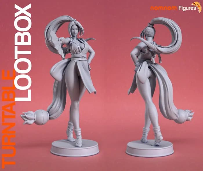 STL - mai shiranui render 2