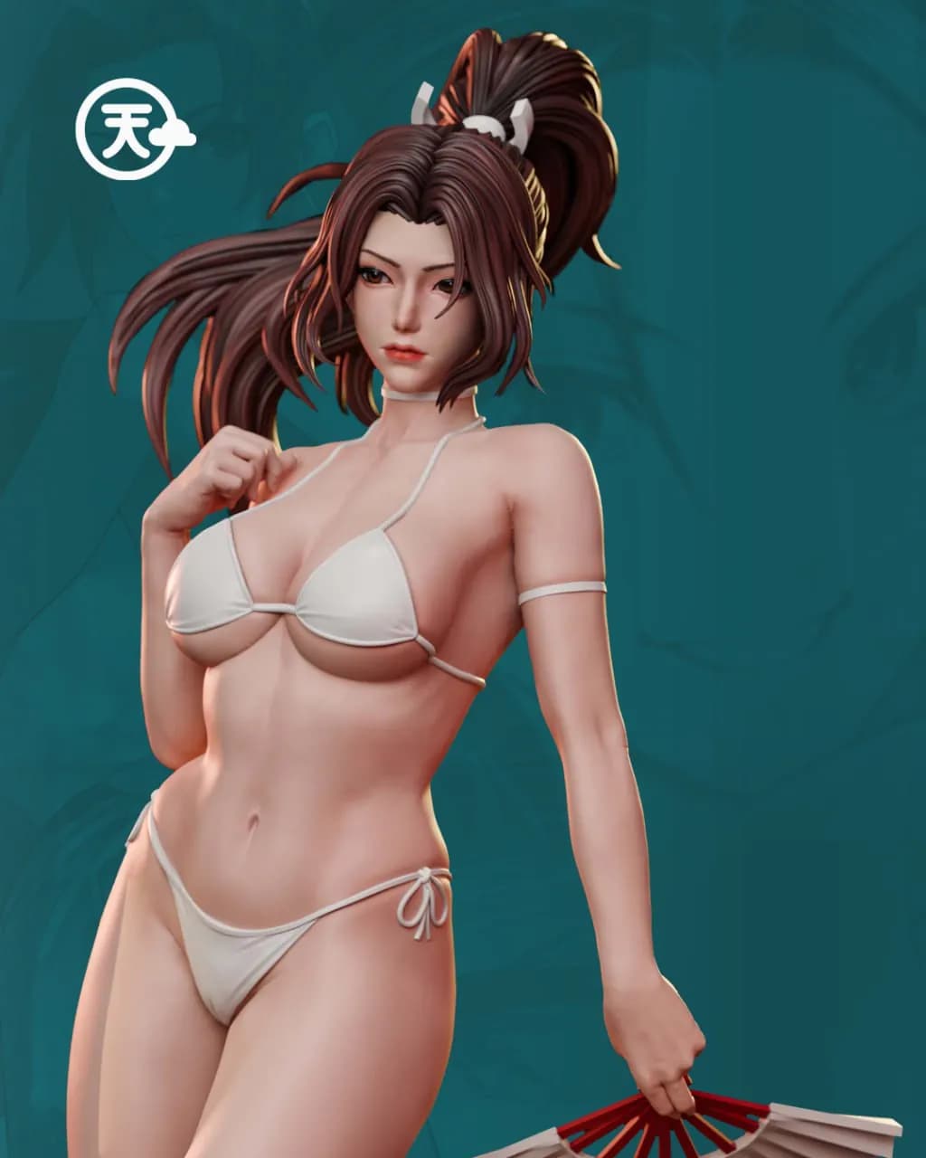STL - Mai Shiranui Bikini Figura