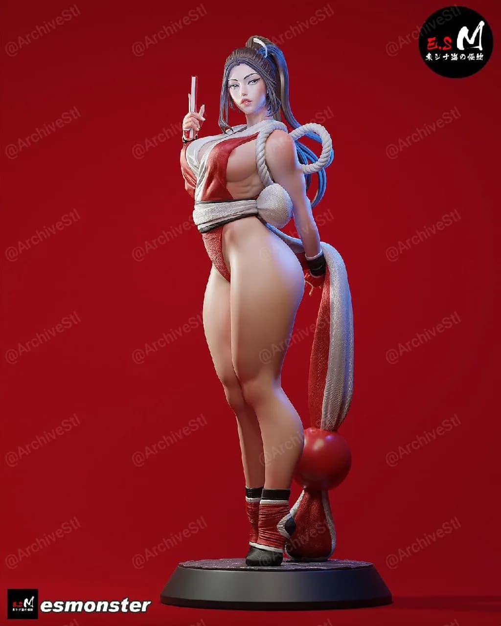 STL - Mai Shiranui KOF + NSFW ES Monster