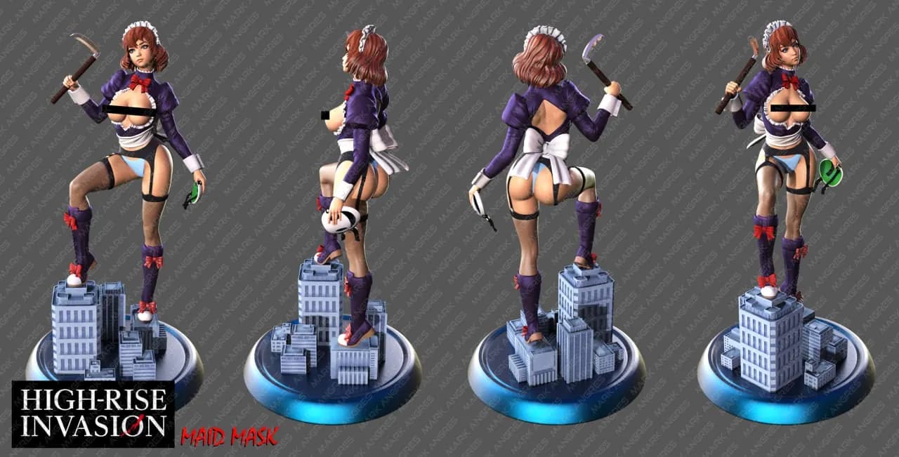 STL - Maid Mask