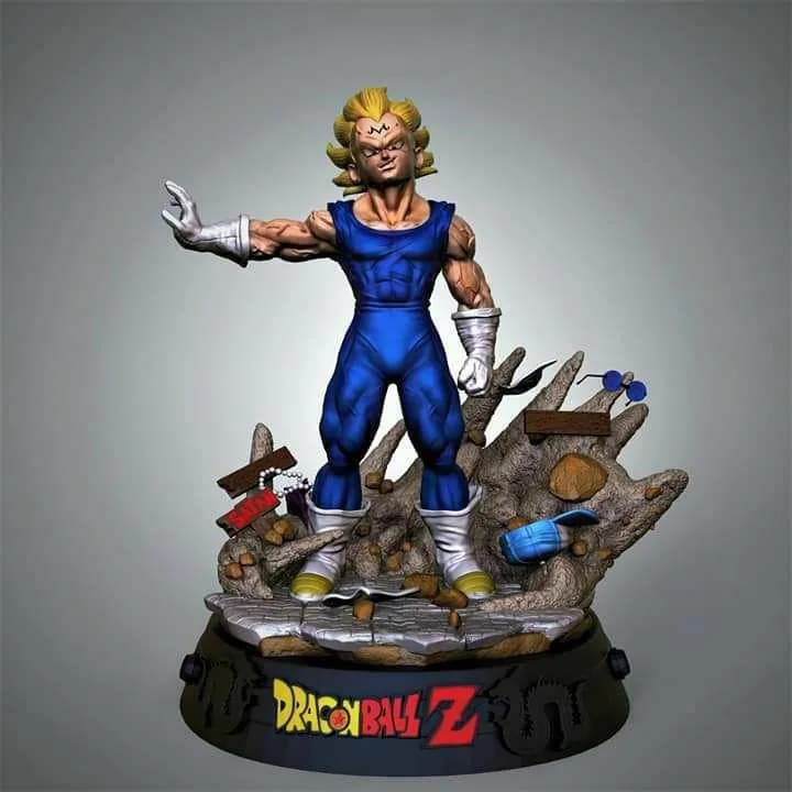 STL - Majin Vegeta (2) render 2