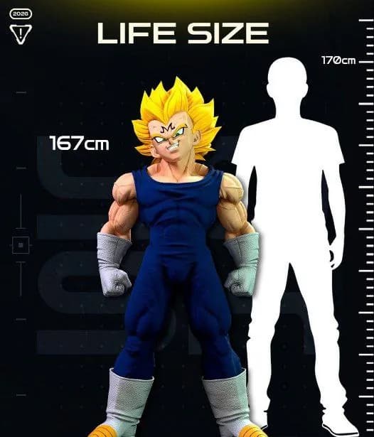 STL - Majin Vegeta Figura Tamaño Real
