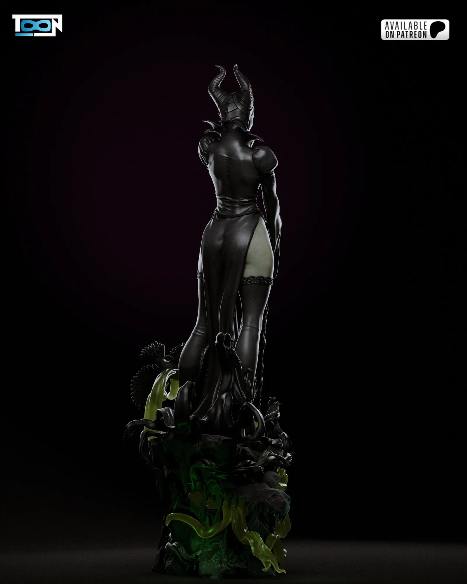 STL - Maléfica de "La Bella Durmiente" render 5