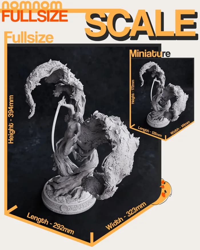 STL - malenia render 3