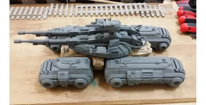 STL - mammoth tank gambody