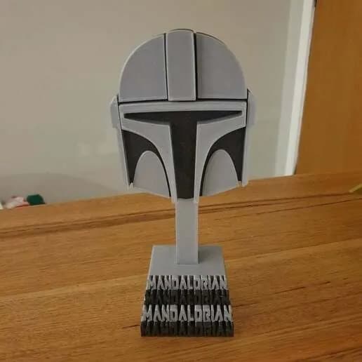 STL - mandalorian headphones stand