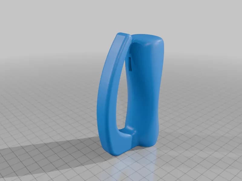 STL - Mango ergonómico para cubiertos render 3