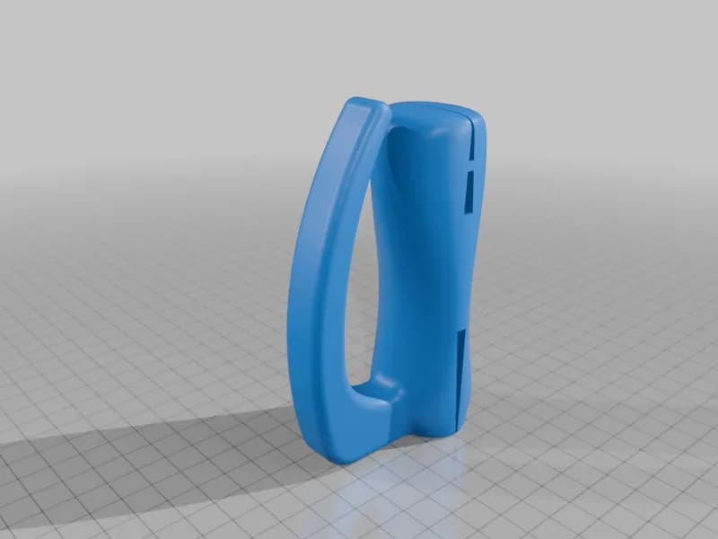 STL - Mango ergonómico para cubiertos render 4